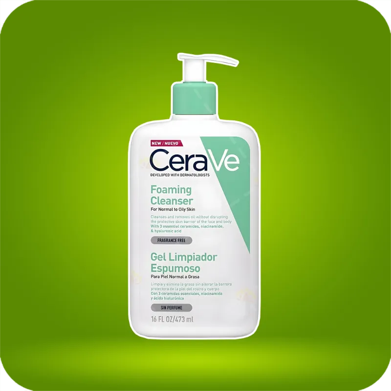 فوم شستشو صورت پوست نرمال تا چرب سراوی