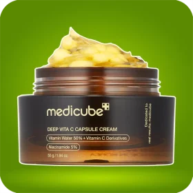 کرم کپسولی ضد چروک و سفت‌کننده دیپ ویتا سی مدی کیوب