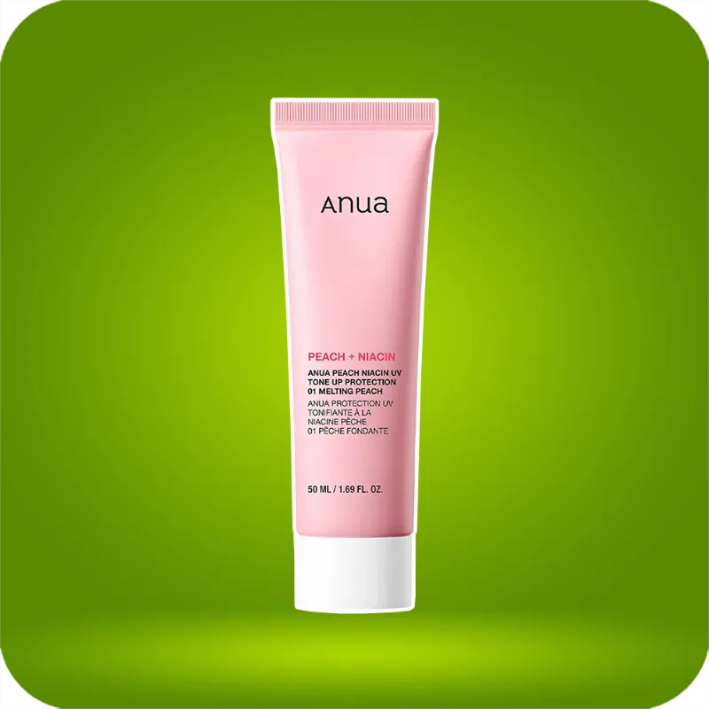 ضد آفتاب تون آپ روشن کننده هلو و نیاسینامید آنوا