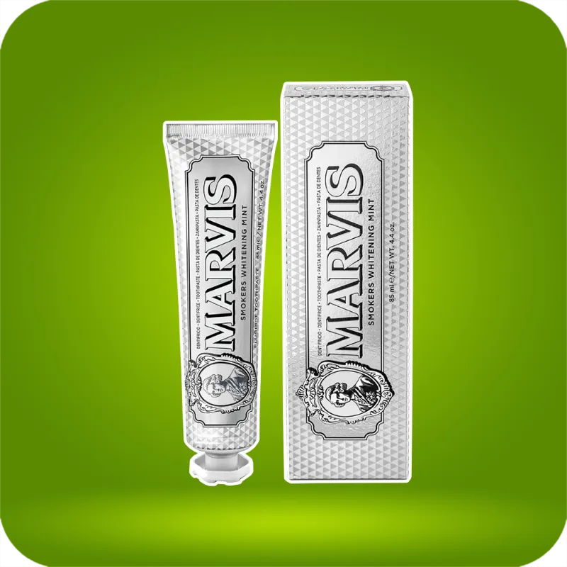 خمیردندان سفیدکننده نعنایی مارویس مدل Smokers