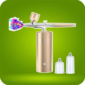 ایربراش شارژی پرتابل با کمپرسور داخلی